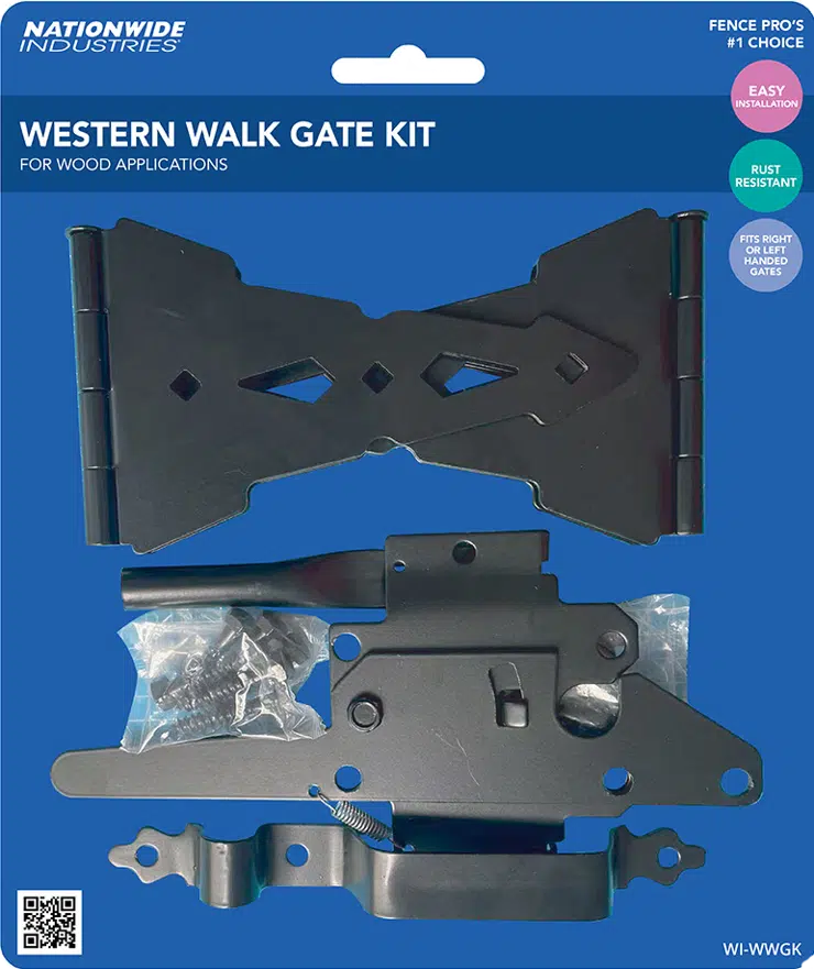 Western Gate Kit — 2 Hinges