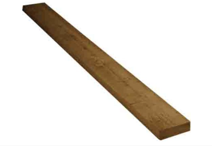 Cedar Fence Trim — Prime, 2×6, 12 ft